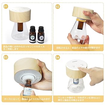 Amazon | Minidiva アロマランプ・ナイトライト アロマ